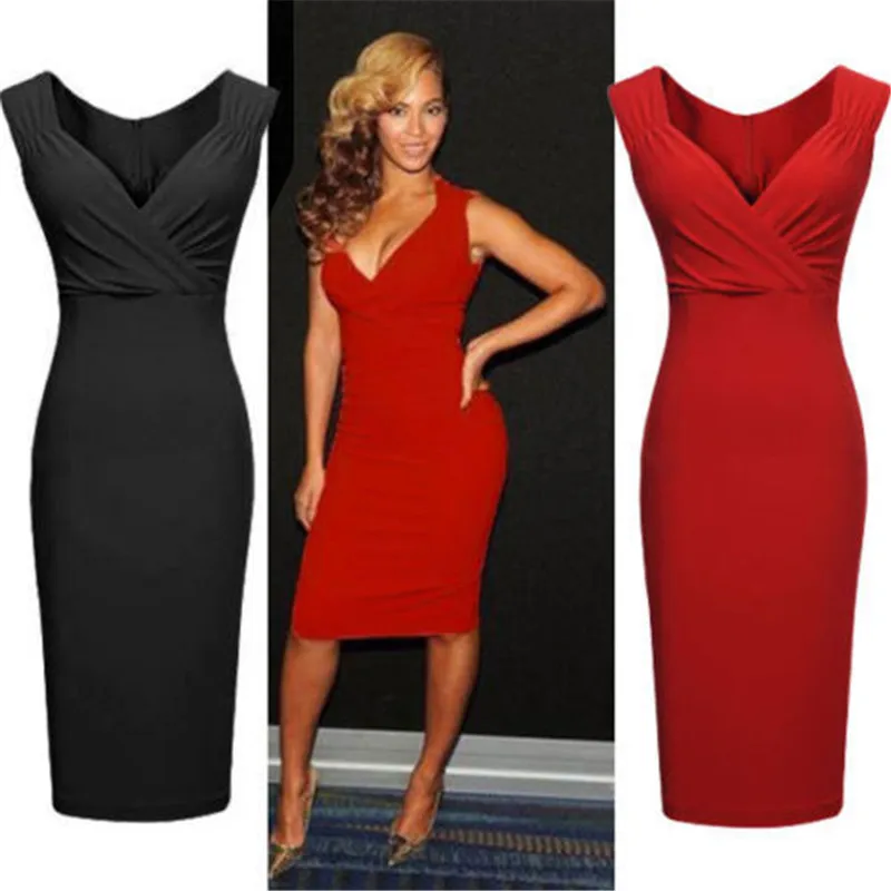 Womens Bodycon Sleeveless Dress Ladies Party Dresses Red Black Sexy Sleeveless Summer Costume Size 6 - 14
Womens Bodycon Sleeveless Dress Ladies Party Dresses Red Black Sexy Sleeveless Summer Costume Size 6 - 14