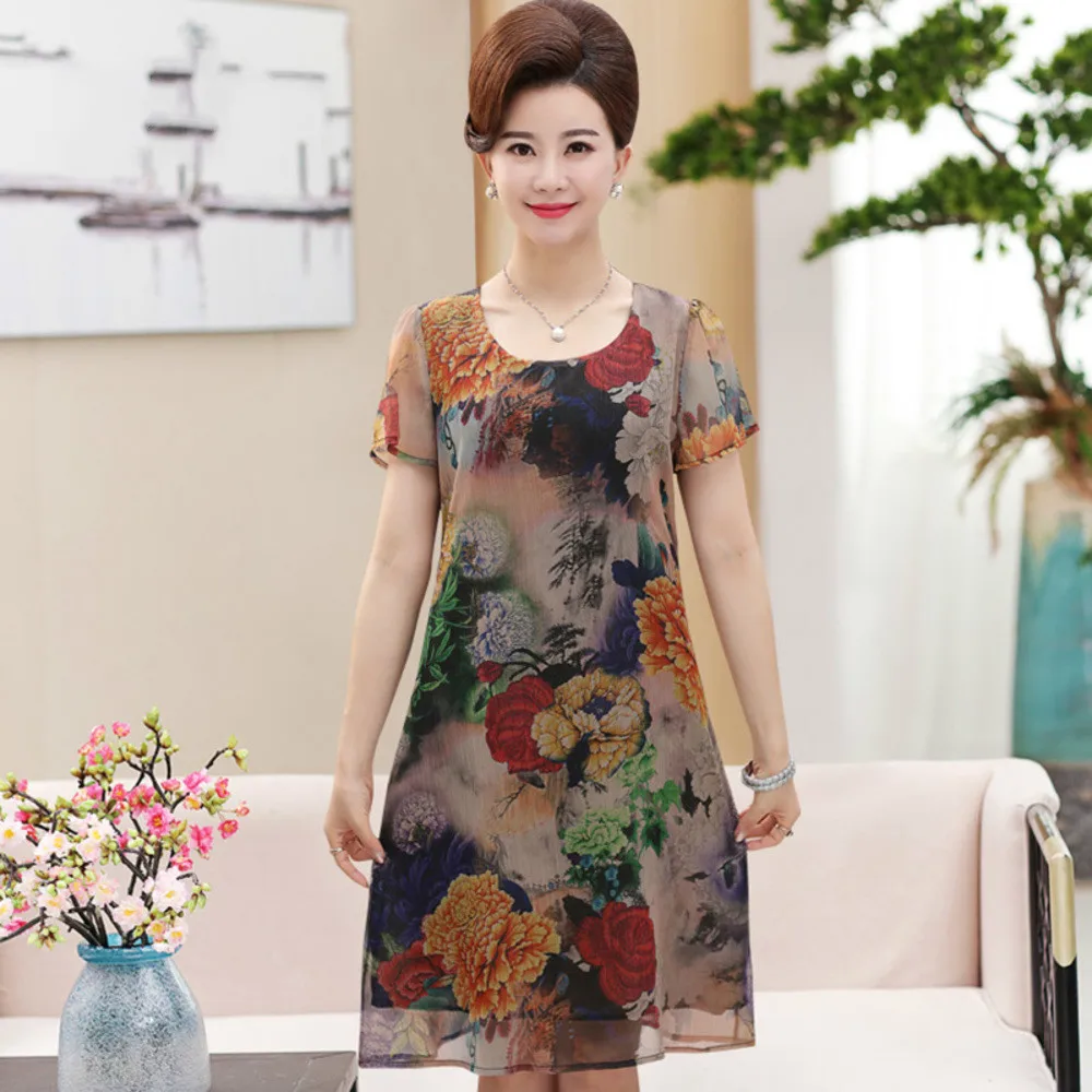 Summer Dress Women New 2019 Fashion Floral Print Dress Short Sleeve O Neck Casual Party Dresses Vestidos Plus Size 5XL
Summer Dress Women New 2019 Fashion Floral Print Dress Short Sleeve O Neck Casual Party Dresses Vestidos Plus Size 5XL