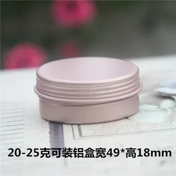 20-25g refillable box rose gold empty round aluminum metal tin cans bottle 20ml cosmetic cream box DIY jar Aluminum Lipstick Pot
20-25g refillable box rose gold empty round aluminum metal tin cans bottle 20ml cosmetic cream box DIY jar Aluminum Lipstick Pot