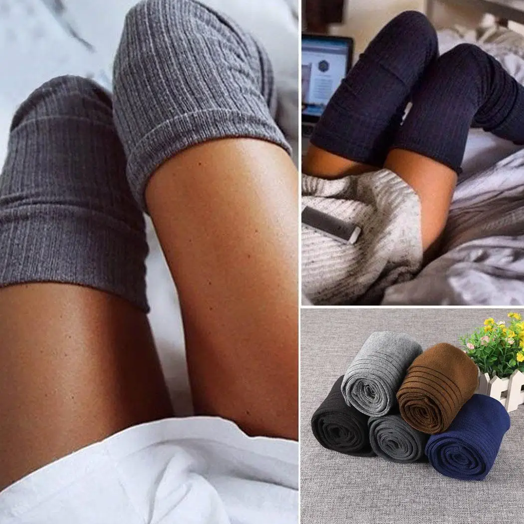 New Women Over Knee Socks Fashion Female Sexy Women's Stockings Warm Long Boot Knit Thigh-High Ligh Gray Dark Khaki Blue Black
New Women Over Knee Socks Fashion Female Sexy Women's Stockings Warm Long Boot Knit Thigh-High Ligh Gray Dark Khaki Blue Black