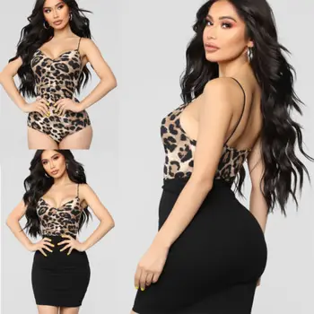 2019 Fashion New Hot Women Sexy Leopard Bodysuit Sleeveless V Neck Stretch Leotard Jumpsuit Top
2019 Fashion New Hot Women Sexy Leopard Bodysuit Sleeveless V Neck Stretch Leotard Jumpsuit Top