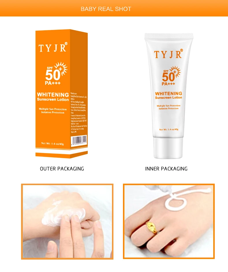 40 ml Isolation Concealer Moisturizing Anti-wrinkle Sunscreen Whitening Cream SPF 50 Face Skin Sunblock Cream TSLM1
40 ml Isolation Concealer Moisturizing Anti-wrinkle Sunscreen Whitening Cream SPF 50 Face Skin Sunblock Cream TSLM1