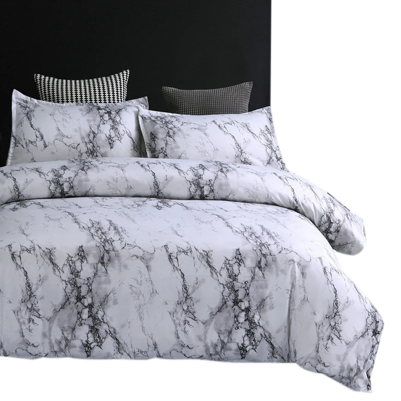 Marble Printed Bedding Set Duvet Cover Pillowcase Size Single Double Full Queen King Bedclothes Comforters Bed Linen
Marble Printed Bedding Set Duvet Cover Pillowcase Size Single Double Full Queen King Bedclothes Comforters Bed Linen