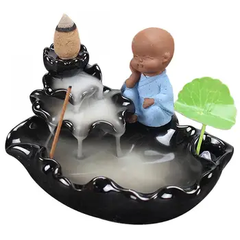Backflow Incense Burner Creative Home Decor Smoke Waterfall Incense Censer Use In Home Office Teahouse Handicraft Incense Holder
Backflow Incense Burner Creative Home Decor Smoke Waterfall Incense Censer Use In Home Office Teahouse Handicraft Incense Holder