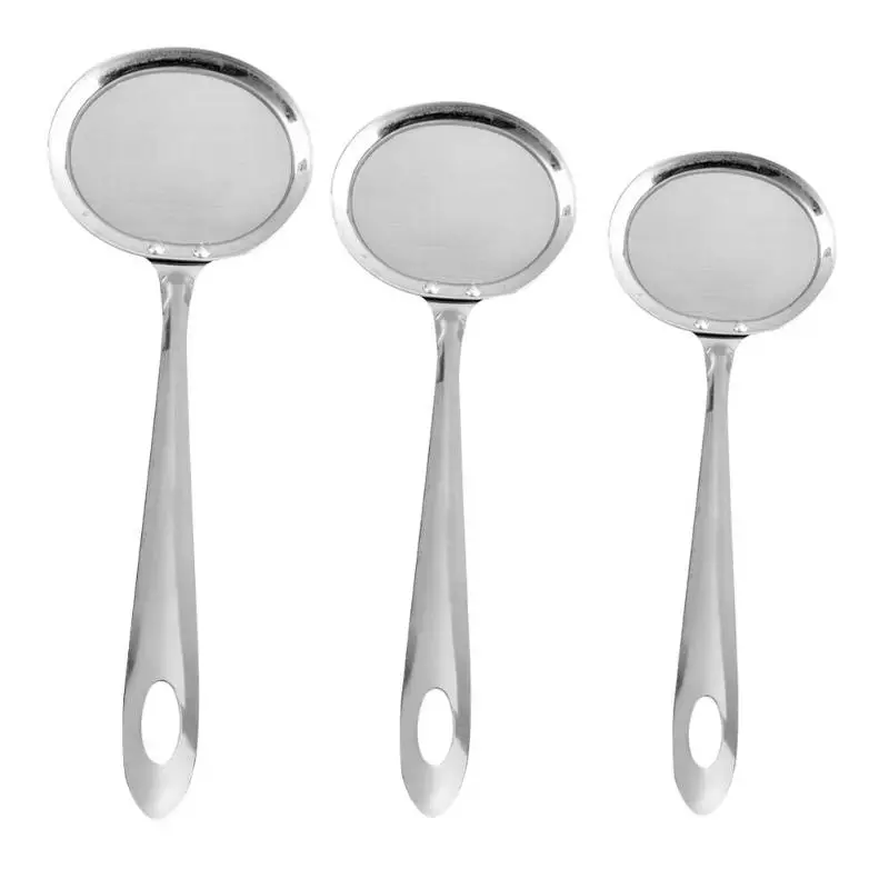 Stainless Steel Fine Mesh Skimmer Vegetable Residue Oil Mesh Colander Strainer For Kitchen Tools Gadgets
Stainless Steel Fine Mesh Skimmer Vegetable Residue Oil Mesh Colander Strainer For Kitchen Tools Gadgets