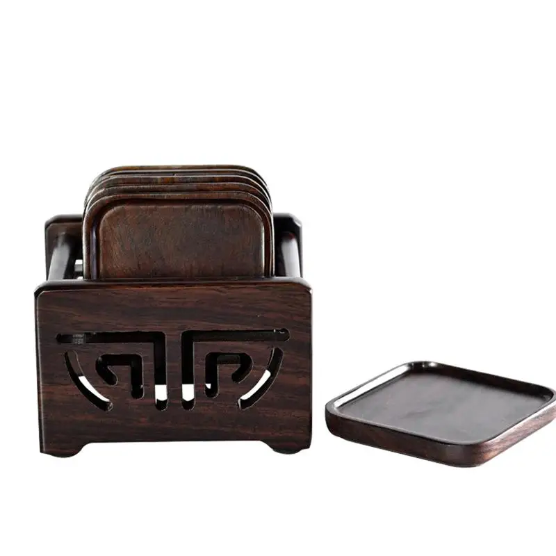 7pcs Wooden Square Drink Coasters for Tea Coffee Beer Mug Wine Glass with Holder Barware Kitchen Dining Accessories
7pcs Wooden Square Drink Coasters for Tea Coffee Beer Mug Wine Glass with Holder Barware Kitchen Dining Accessories