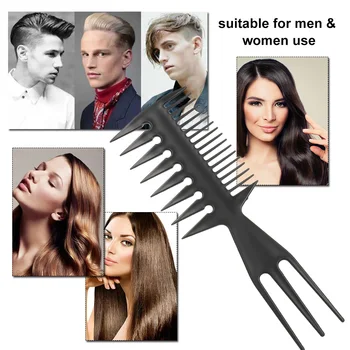 3-In-1 Plastic Combs Detangling Hair Comb Wide Tooth Anti-static Comb Hairdressing Styling Tool
3-In-1 Plastic Combs Detangling Hair Comb Wide Tooth Anti-static Comb Hairdressing Styling Tool