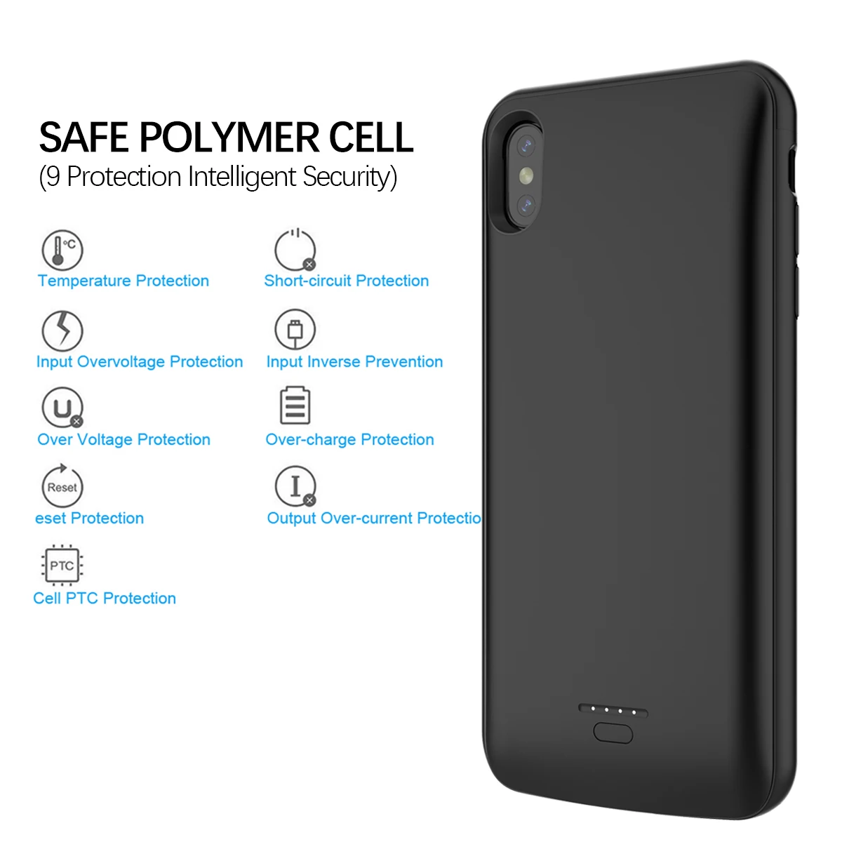 Battery Charger Case For iPhone Xs Max/Xr 5000mAh Power Bank Charging Case Powerbank Charger Case For iPhone Xr/Xs Max cover
Battery Charger Case For iPhone Xs Max/Xr 5000mAh Power Bank Charging Case Powerbank Charger Case For iPhone Xr/Xs Max cover
