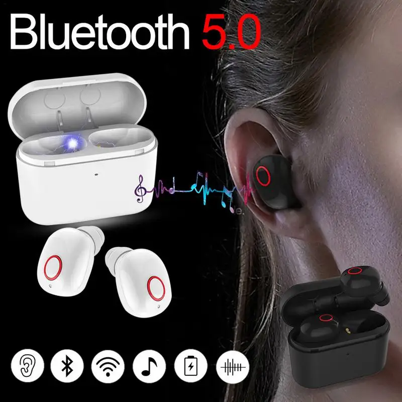 T13 TWS Wireless Bluetooth Headset Invisible Mini Stereo In-Ear Earbud Headset With Charging Box Earphone for Smart Phones
T13 TWS Wireless Bluetooth Headset Invisible Mini Stereo In-Ear Earbud Headset With Charging Box Earphone for Smart Phones