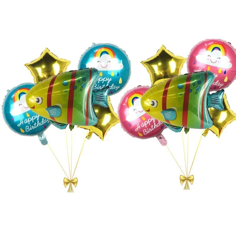 5pcs Large Fish Foil Balloons Babyshower And Gender Reveal Ballons Birthday Party Decor Kids Ocean Party Gift Children's Toy
5pcs Large Fish Foil Balloons Babyshower And Gender Reveal Ballons Birthday Party Decor Kids Ocean Party Gift Children's Toy
