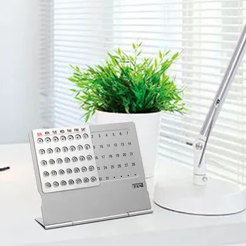 Mini Ultra-thin Aluminum Desktop Calendar Super Perpetual Unique 100 Years Calendar for School Home Office Supplies
Mini Ultra-thin Aluminum Desktop Calendar Super Perpetual Unique 100 Years Calendar for School Home Office Supplies