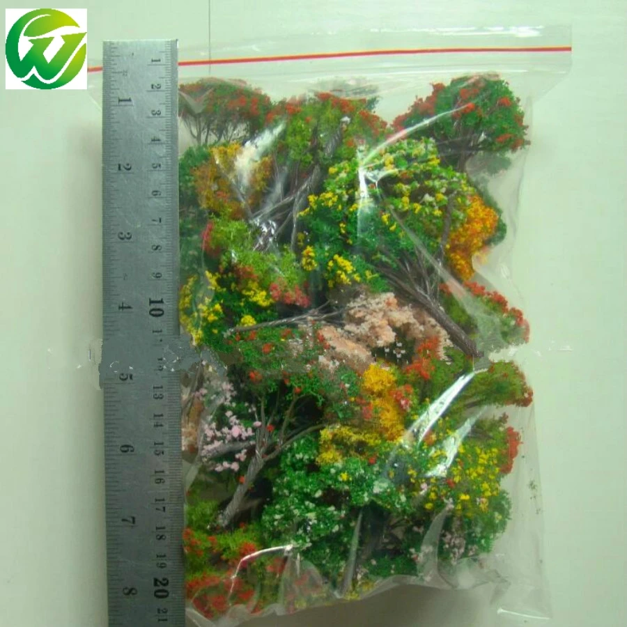 30Pcs/Lot Flower Model Trees Mixed wire and plastic Model Landscape Trees Train Layout Garden Scenery Miniature
30Pcs/Lot Flower Model Trees Mixed wire and plastic Model Landscape Trees Train Layout Garden Scenery Miniature