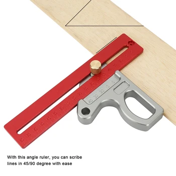 45/90 Degree Angle Ruler Scribe Gauge Measuring Tool 200mm Woodworking Scribe Ruler Woodworking
45/90 Degree Angle Ruler Scribe Gauge Measuring Tool 200mm Woodworking Scribe Ruler Woodworking