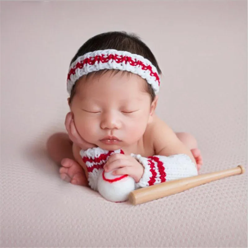 Baby Boy Photography Props Accessories Baby Headband+Baseball+Sleeves+Wood Stick Set Baby Shooting Baseball Photo Prop Accessory
Baby Boy Photography Props Accessories Baby Headband+Baseball+Sleeves+Wood Stick Set Baby Shooting Baseball Photo Prop Accessory