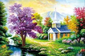 DIY Ribbon Embroidery Paintings Scenic Town Colored Prints 3d Needlework Kit Cross Stitch Crafts 70x98cm Bedroom Wall Art Decor
DIY Ribbon Embroidery Paintings Scenic Town Colored Prints 3d Needlework Kit Cross Stitch Crafts 70x98cm Bedroom Wall Art Decor