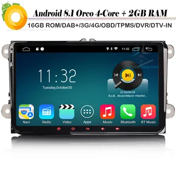 9" DAB+ Autoradio Android 8.1 Car Multimedia Player GPS Sat Nav Radio WiFi 4G DVR BT for VW PASSAT GOLF SHARAN TIGUAN SEAT SKODA
9" DAB+ Autoradio Android 8.1 Car Multimedia Player GPS Sat Nav Radio WiFi 4G DVR BT for VW PASSAT GOLF SHARAN TIGUAN SEAT SKODA