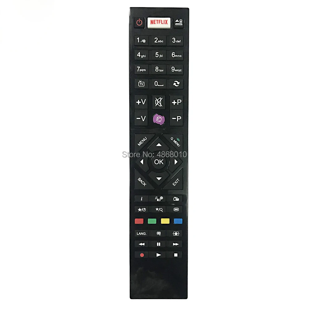 New Replacement RC4880 For TENSAI For Telefunken RC4880 TV LCD/LED Remote Control With Netflix Controle Fernbedienung
New Replacement RC4880 For TENSAI For Telefunken RC4880 TV LCD/LED Remote Control With Netflix Controle Fernbedienung