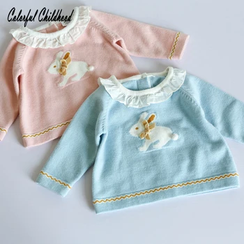 Cartoon bunny embroidery baby sweaters autumn winter cozy long sleeve knitted pullovers kids tops children outwear
Cartoon bunny embroidery baby sweaters autumn winter cozy long sleeve knitted pullovers kids tops children outwear