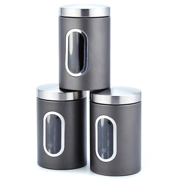 Promotion! 3Pcs 11X16.5Cm Stainless Steel Storage Tank High-Grade Fresh-Keeping Sealed Tea Coffee Canisters Storage Box Creati
Promotion! 3Pcs 11X16.5Cm Stainless Steel Storage Tank High-Grade Fresh-Keeping Sealed Tea Coffee Canisters Storage Box Creati