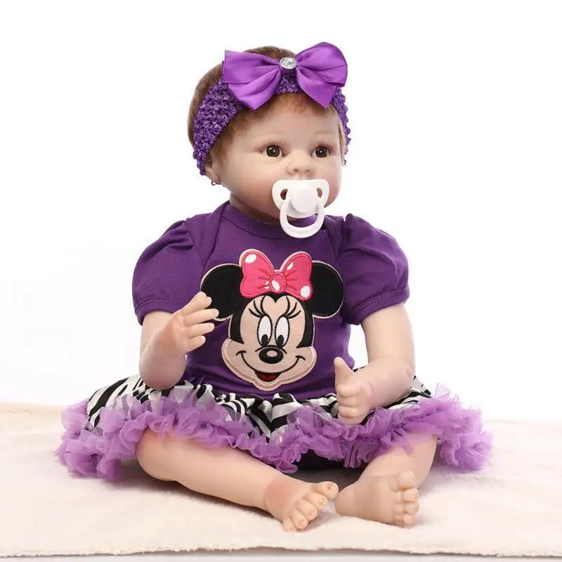Reborn Baby Toy Soft Silicone Reborn Baby Girl Dolls Play House Toys Child Plamates Role Play Toy Lifelike Simulated Reborn Doll
Reborn Baby Toy Soft Silicone Reborn Baby Girl Dolls Play House Toys Child Plamates Role Play Toy Lifelike Simulated Reborn Doll