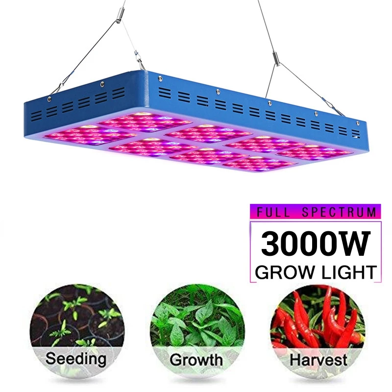Smuxi 3000W LED Grow Light Full Spectrum for Indoor Grow Tent Greenhouses Hydroponics Plants Flowers Vegetables Led Grow Lamp
Smuxi 3000W LED Grow Light Full Spectrum for Indoor Grow Tent Greenhouses Hydroponics Plants Flowers Vegetables Led Grow Lamp
