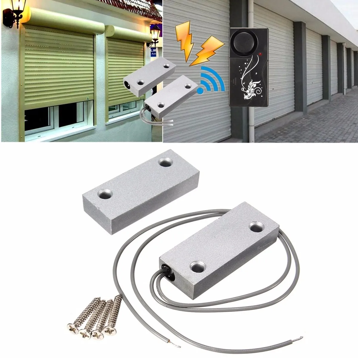 03F Metal Door Alarm Magnetic Contact Switch NC 10W Door Alarm Remote Control Roller Shutter Store Security Safety Door Sensor
03F Metal Door Alarm Magnetic Contact Switch NC 10W Door Alarm Remote Control Roller Shutter Store Security Safety Door Sensor
