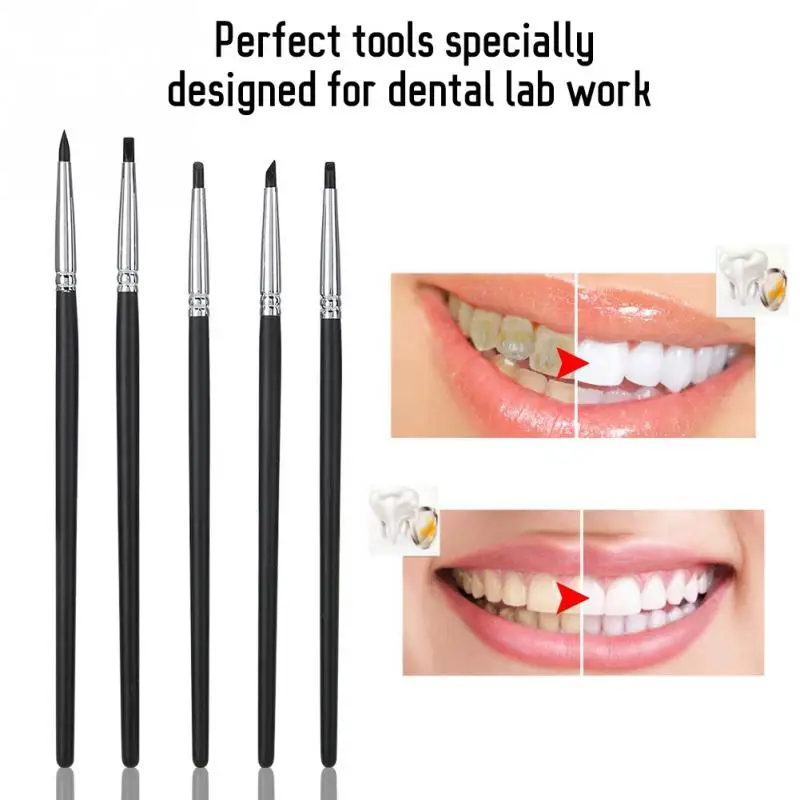 5pcs Dental Porcelain Teeth Silicone Brush Teeth Stain Remover Nail Art Brush Pen Tool
5pcs Dental Porcelain Teeth Silicone Brush Teeth Stain Remover Nail Art Brush Pen Tool
