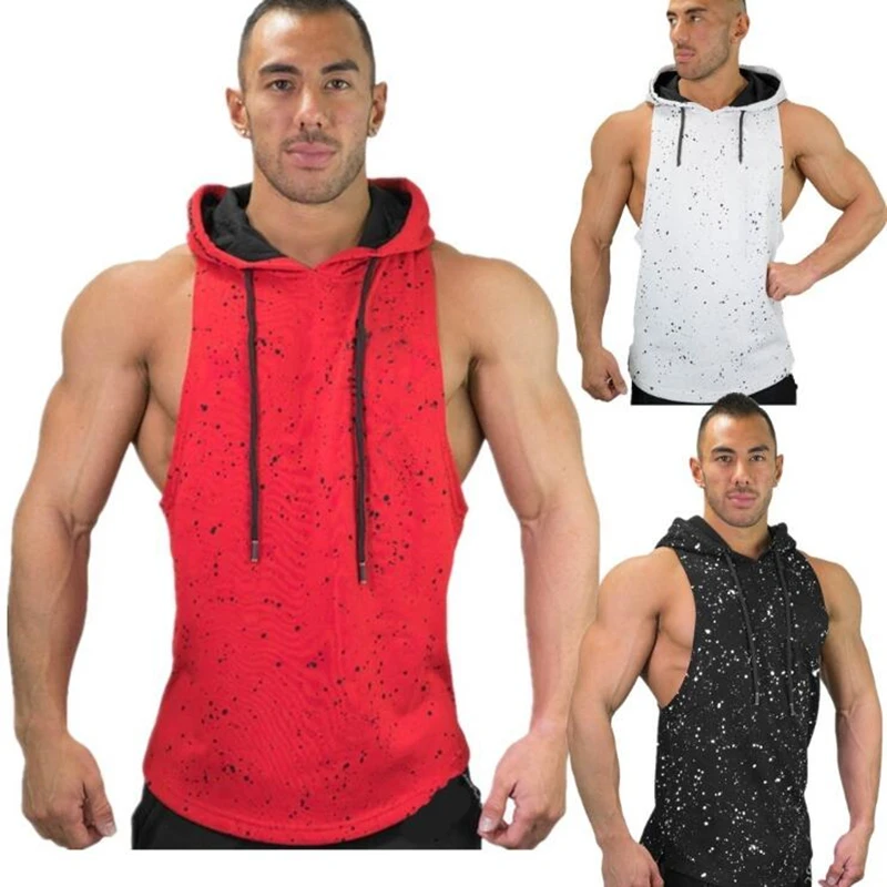 2019 hot Men Bodybuilding Tank Tops Gyms Fitness Workout Sleeveless Hoodies Man Casual Camouflage Hooded Vest Male Camo Clothing
2019 hot Men Bodybuilding Tank Tops Gyms Fitness Workout Sleeveless Hoodies Man Casual Camouflage Hooded Vest Male Camo Clothing