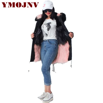 YMOJNV Real Fur Coat Winter Jacket Women Long Parka Natural Raccoon Fur Collar Hood Thick Warm Imported Silver Fox Liner Outwear
YMOJNV Real Fur Coat Winter Jacket Women Long Parka Natural Raccoon Fur Collar Hood Thick Warm Imported Silver Fox Liner Outwear