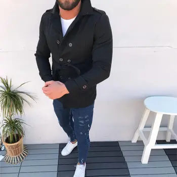 Mens Jacket Warm Winter Coat Slim Fashion Casual Button Sashes Windbreaker 2018 Long Sleeve Solid Pockets Jackets
Mens Jacket Warm Winter Coat Slim Fashion Casual Button Sashes Windbreaker 2018 Long Sleeve Solid Pockets Jackets