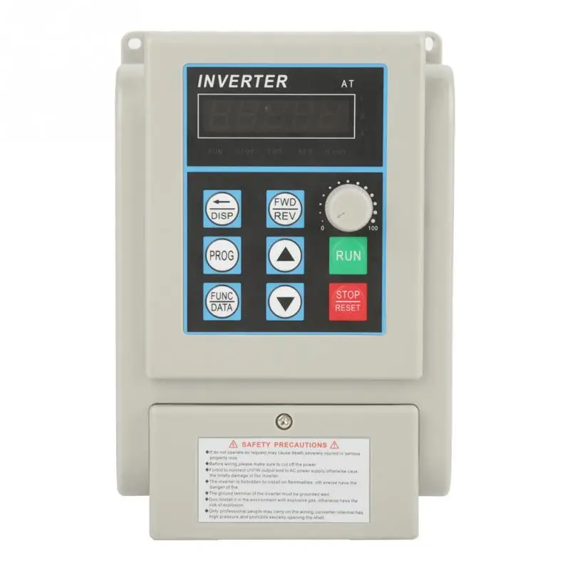 Converter Single-phase Variable Frequency Drive VFD Speed Controller PWM Control Inverter for 3-phase 4kW AC Motor 2019 new
Converter Single-phase Variable Frequency Drive VFD Speed Controller PWM Control Inverter for 3-phase 4kW AC Motor 2019 new