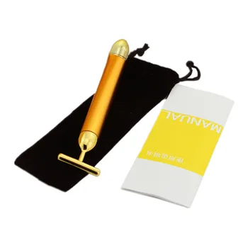 Beauty Bar 24k Golden Pulse Electric Facial Massager 6000 Vibration T-Shape Roller Tight Lift Slimming Face Reduce Double Chin
Beauty Bar 24k Golden Pulse Electric Facial Massager 6000 Vibration T-Shape Roller Tight Lift Slimming Face Reduce Double Chin