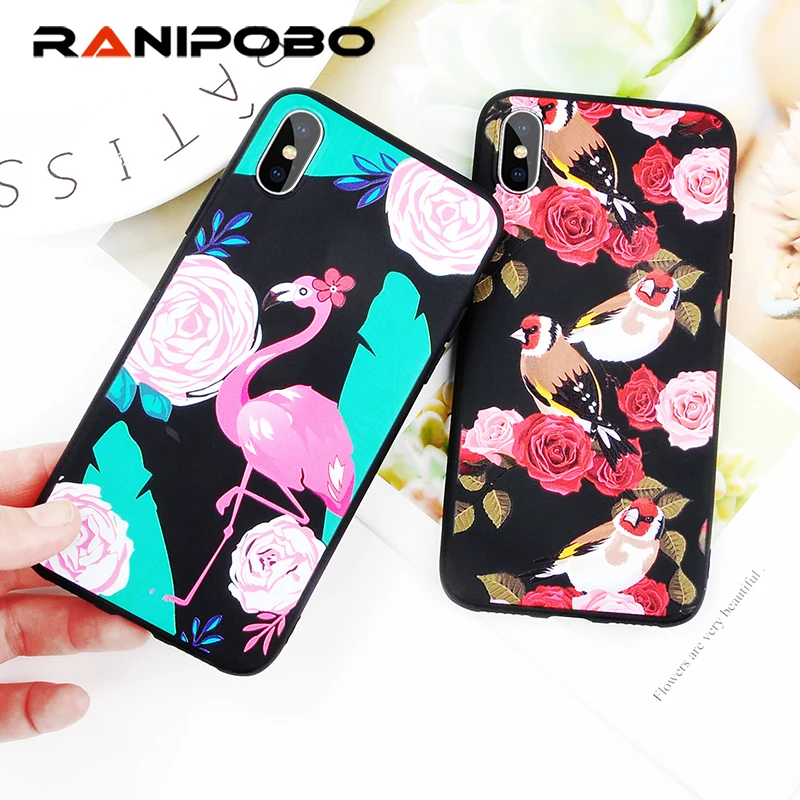 Fashion Flamingos Bird Phone Case For iPhone XS Max XR 6 6S 7 8 Plus X Soft TPU+PC Rose Flower Floral Full Body Back Cover Cases
Fashion Flamingos Bird Phone Case For iPhone XS Max XR 6 6S 7 8 Plus X Soft TPU+PC Rose Flower Floral Full Body Back Cover Cases