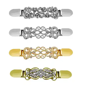 4 Pieces Vintage Sweater Shawl Clip Dresses Cardigan Collar Clip Flower Patterns Clip For Women Girls, Style Set 3
4 Pieces Vintage Sweater Shawl Clip Dresses Cardigan Collar Clip Flower Patterns Clip For Women Girls, Style Set 3