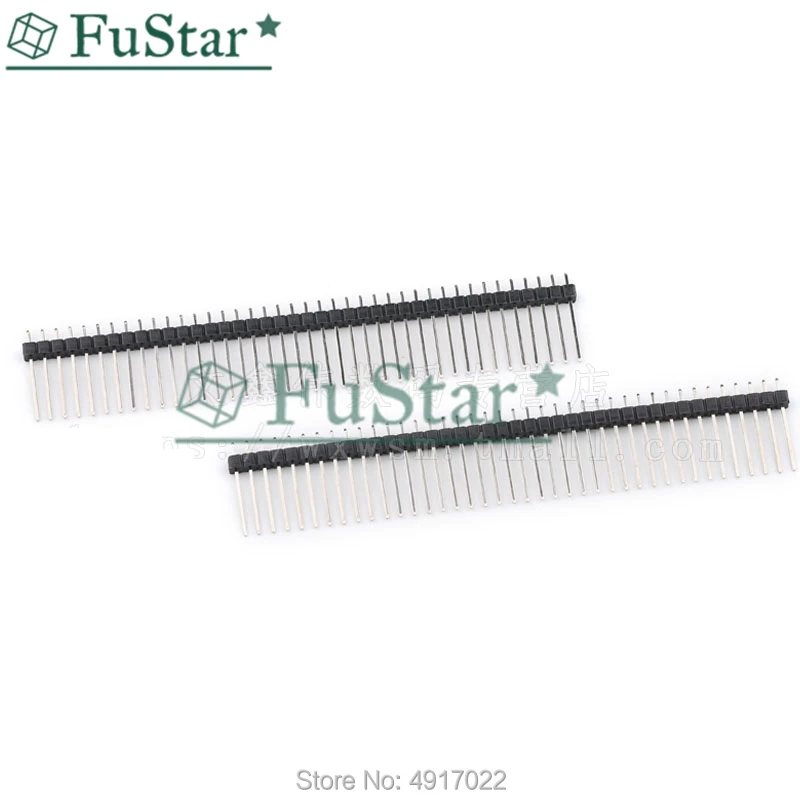 10PCS 1*40 Single Row Male Long Needle 40Pin Male Header Connector 2.54mm 1X40 19mm 21mm Height Long Breakable Pin Header Black
10PCS 1*40 Single Row Male Long Needle 40Pin Male Header Connector 2.54mm 1X40 19mm 21mm Height Long Breakable Pin Header Black