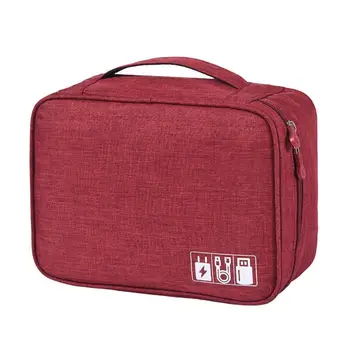 Travel Cable Bag Waterproof Travel Data Cable Storage Bags Daily Gadget Charger Zipper Packs Red/Black/Navy Blue/Grey/Purple
Travel Cable Bag Waterproof Travel Data Cable Storage Bags Daily Gadget Charger Zipper Packs Red/Black/Navy Blue/Grey/Purple