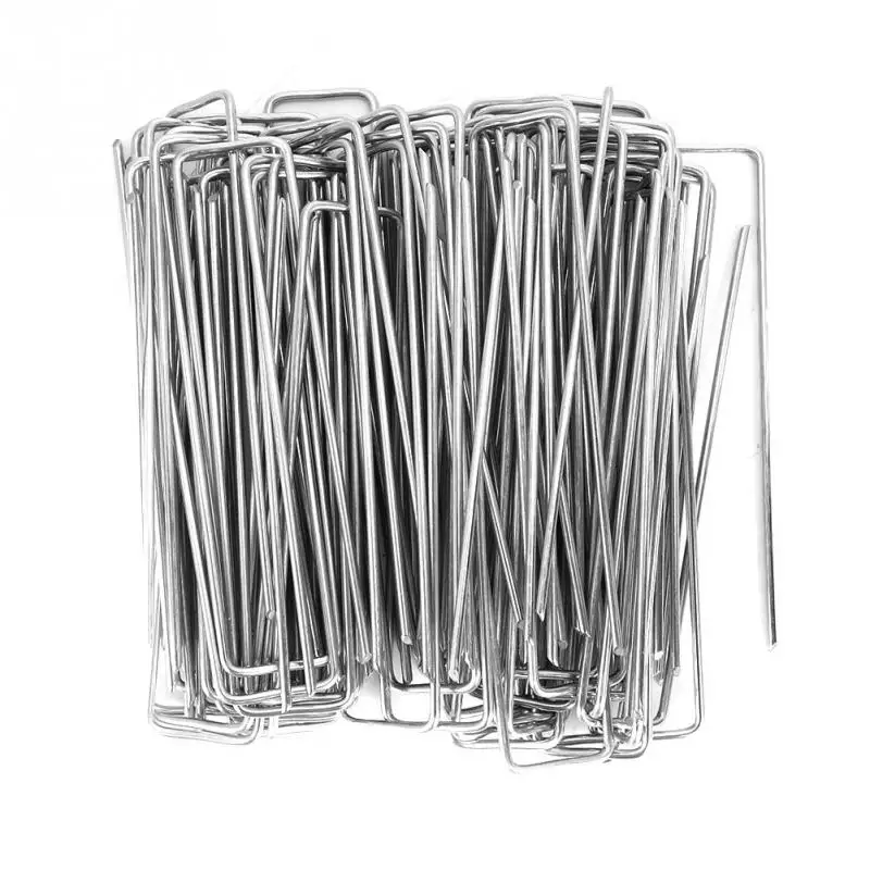 100Pcs Stainless Steel Ground Garden Staple Pins Weed Barrier Fabric Stake Fixed Accessories Wholesale
100Pcs Stainless Steel Ground Garden Staple Pins Weed Barrier Fabric Stake Fixed Accessories Wholesale