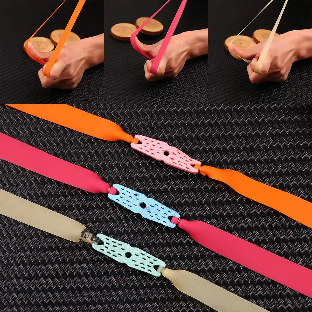 1pc Slingshots Flat Rubber Band Thicknes 0.5-0.7mm 3 Color Catapult Natural Latex Flat Elastic Resilient for Shooting
1pc Slingshots Flat Rubber Band Thicknes 0.5-0.7mm 3 Color Catapult Natural Latex Flat Elastic Resilient for Shooting