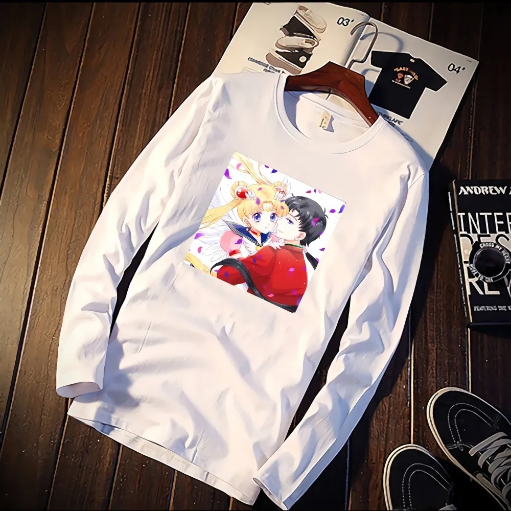 New Long Sleeve T Shirt Unisex Sailor Moon Anime Lover Artwork Print 100% Cotton Top Tee Casual O Neck Streetwear Clothing
New Long Sleeve T Shirt Unisex Sailor Moon Anime Lover Artwork Print 100% Cotton Top Tee Casual O Neck Streetwear Clothing