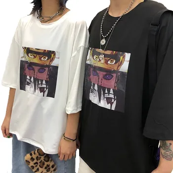 Harajuku Punk Gothic T Shirt Men Streetwear Casual Korean Clothes Femal Tshirt Couple Short Sleeve Anime Naruto Print Tops Tee
Harajuku Punk Gothic T Shirt Men Streetwear Casual Korean Clothes Femal Tshirt Couple Short Sleeve Anime Naruto Print Tops Tee