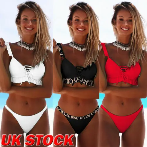 Summer Sexy Women Swimming Solid Color Triangle Two Piece Bikini Sets Ladies Push Up Padded Bra Thong Bottoms Swimwear Swimsuit
Summer Sexy Women Swimming Solid Color Triangle Two Piece Bikini Sets Ladies Push Up Padded Bra Thong Bottoms Swimwear Swimsuit