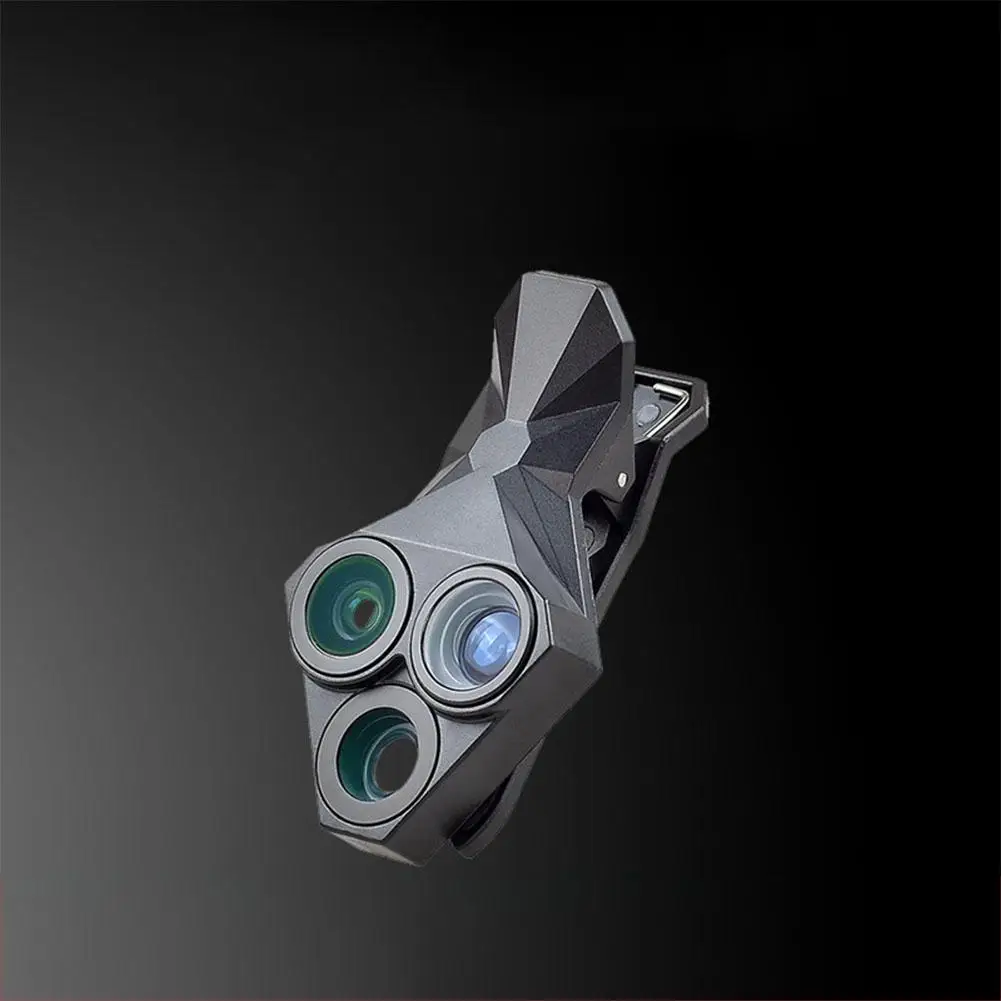 Group Vertical 3 in 1 Smartphone Lens Kit Fisheye Lens Macro Lens Wide Angle Lens for iOS and Android r29
Group Vertical 3 in 1 Smartphone Lens Kit Fisheye Lens Macro Lens Wide Angle Lens for iOS and Android r29