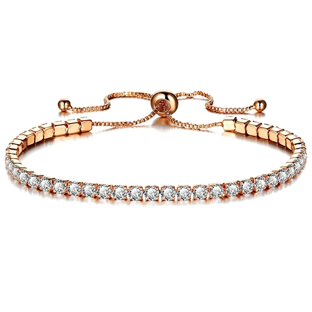 Dropship Fashion Cubic Zirconia Tennis Bracelet&Bangle Adjustable Pulseras Mujer Charm Brand Bracelet For Women Wedding Gifts
Dropship Fashion Cubic Zirconia Tennis Bracelet&Bangle Adjustable Pulseras Mujer Charm Brand Bracelet For Women Wedding Gifts