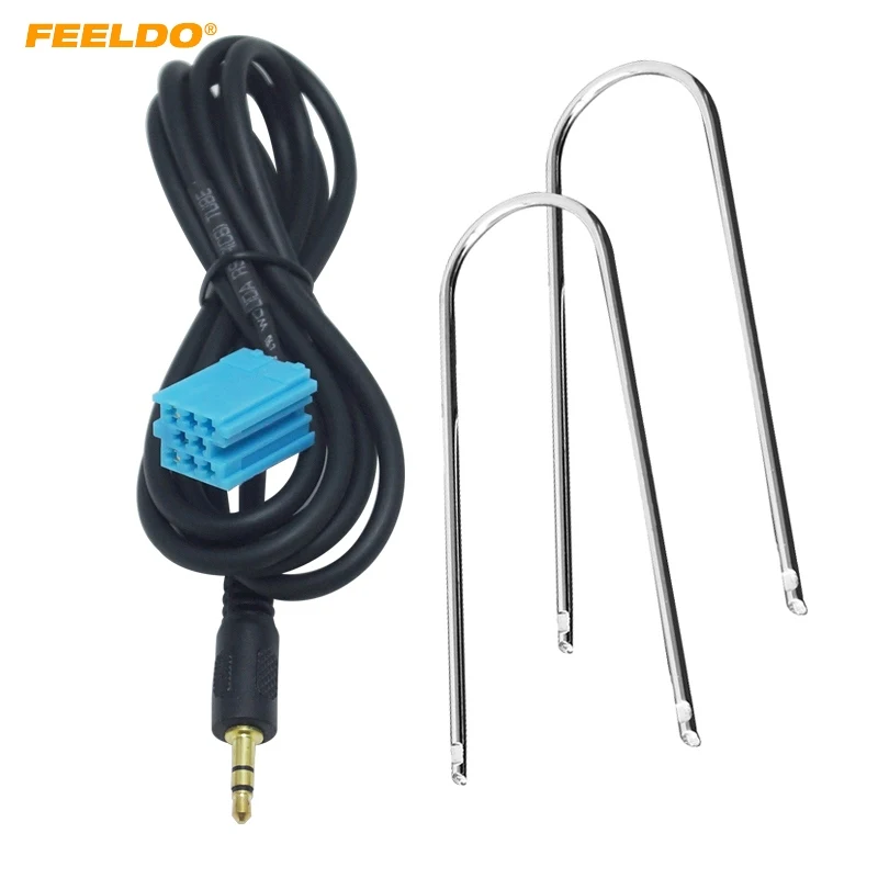 FEELDO 1Set Car 3.5mm Stereo Audio Aux Input Cable Adapter With Key Tools For VW Golf Passat B5 Bora Polo Blaupunkt #MX5767
FEELDO 1Set Car 3.5mm Stereo Audio Aux Input Cable Adapter With Key Tools For VW Golf Passat B5 Bora Polo Blaupunkt #MX5767