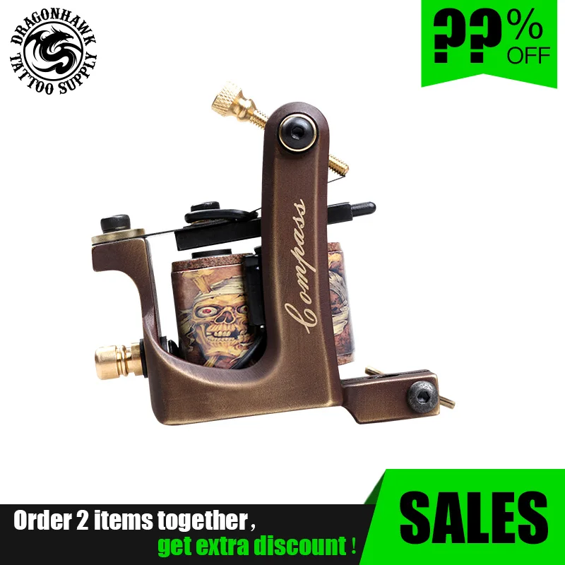 Professional Pure Copper Tattoo Machine Whole Wire Cutting Machine Handmade 10 Wraps Coil Tattoo Gun Shader
Professional Pure Copper Tattoo Machine Whole Wire Cutting Machine Handmade 10 Wraps Coil Tattoo Gun Shader