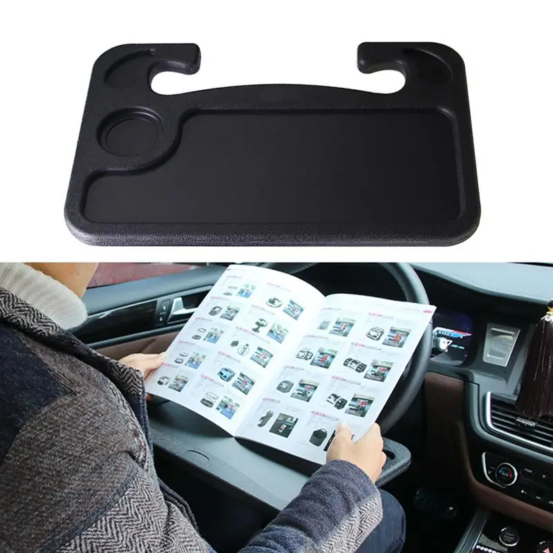 Multi-Functional Car Seat Tray Table Steering Wheel Laptop Notebook Desk and Food Drink Tray Holder (Black)
Multi-Functional Car Seat Tray Table Steering Wheel Laptop Notebook Desk and Food Drink Tray Holder (Black)