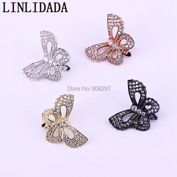 Wholesale 10Pcs Butterfly shape cz cubic zirconia pave charm Clasps, for women or girl jewelry diy Accessories
Wholesale 10Pcs Butterfly shape cz cubic zirconia pave charm Clasps, for women or girl jewelry diy Accessories