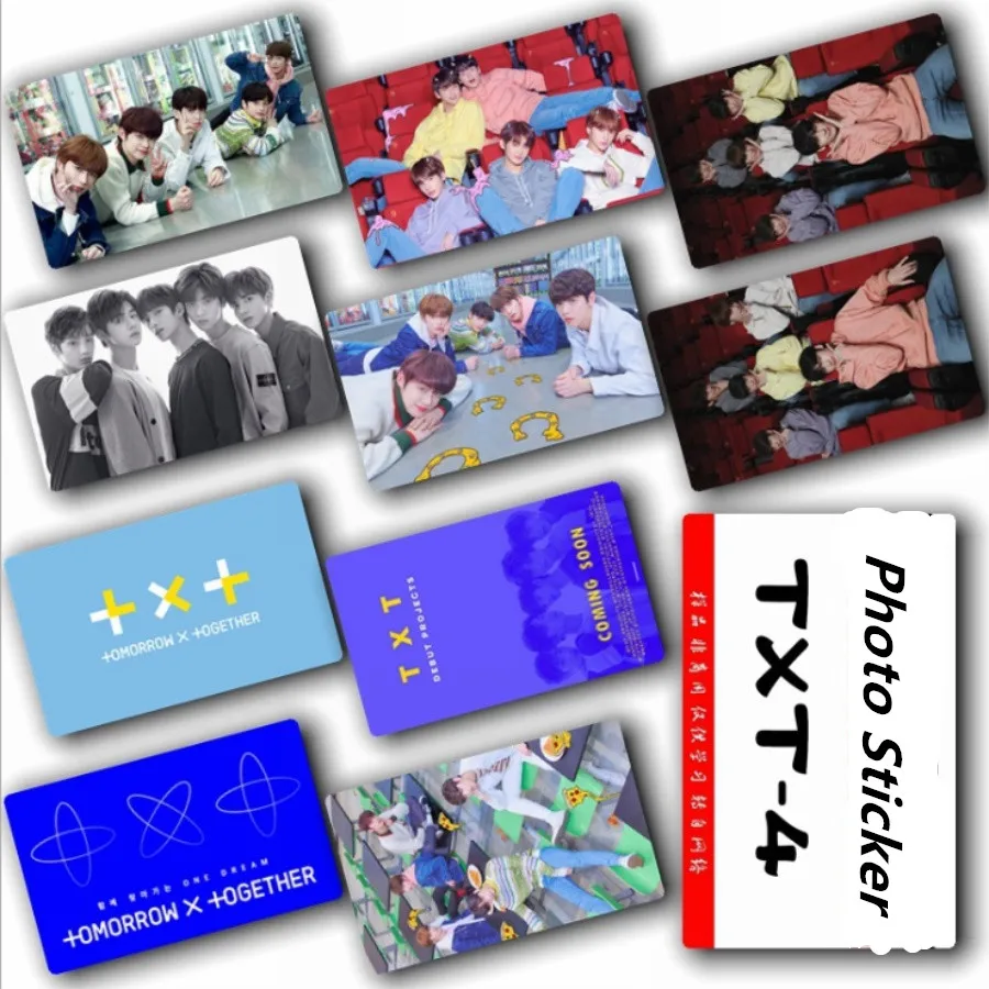KPOP TXT Dream Chapter Sticky Crystal Photo Card Taehyun Yeonjun Soobin Photograph HD Photocard Stickers 10pcs/Set
KPOP TXT Dream Chapter Sticky Crystal Photo Card Taehyun Yeonjun Soobin Photograph HD Photocard Stickers 10pcs/Set
