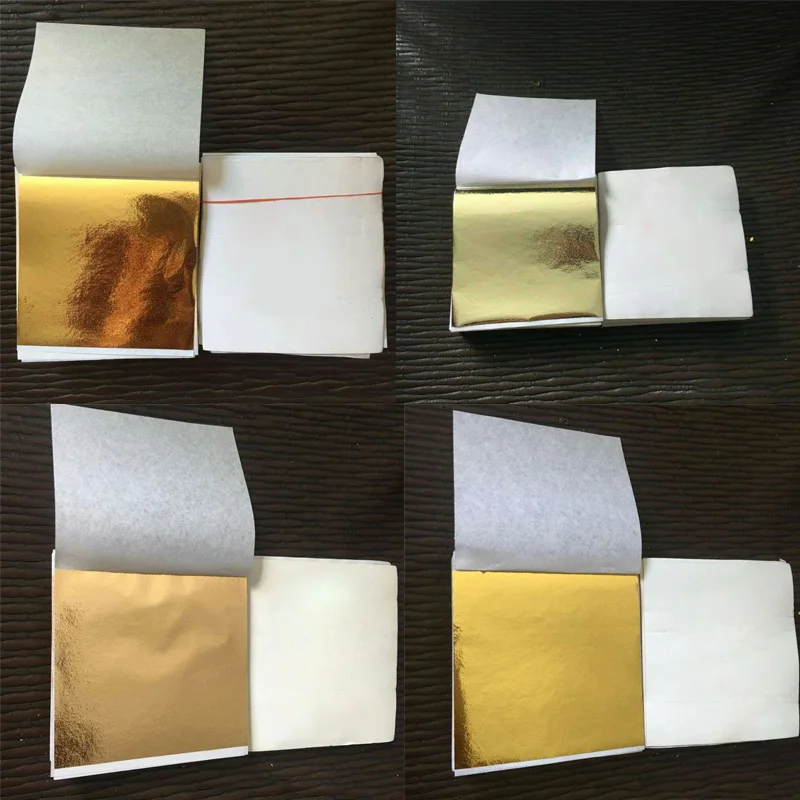 100Pcs DIY Craft Decoration Design Paper Imitation Gold Sliver CopperLeaf Leaves Sheets Foil Papers 14*14CM Material Accessory
100Pcs DIY Craft Decoration Design Paper Imitation Gold Sliver CopperLeaf Leaves Sheets Foil Papers 14*14CM Material Accessory