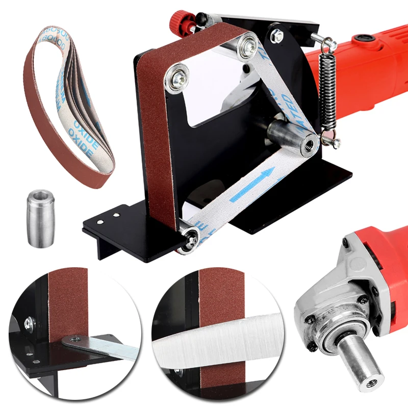 Mayitr M14 Thread Angular Grinding Belt Machine Head Angular Grinding Machine With 5pcs 528*30mm Belts for Mini Belt Machi
Mayitr M14 Thread Angular Grinding Belt Machine Head Angular Grinding Machine With 5pcs 528*30mm Belts for Mini Belt Machi